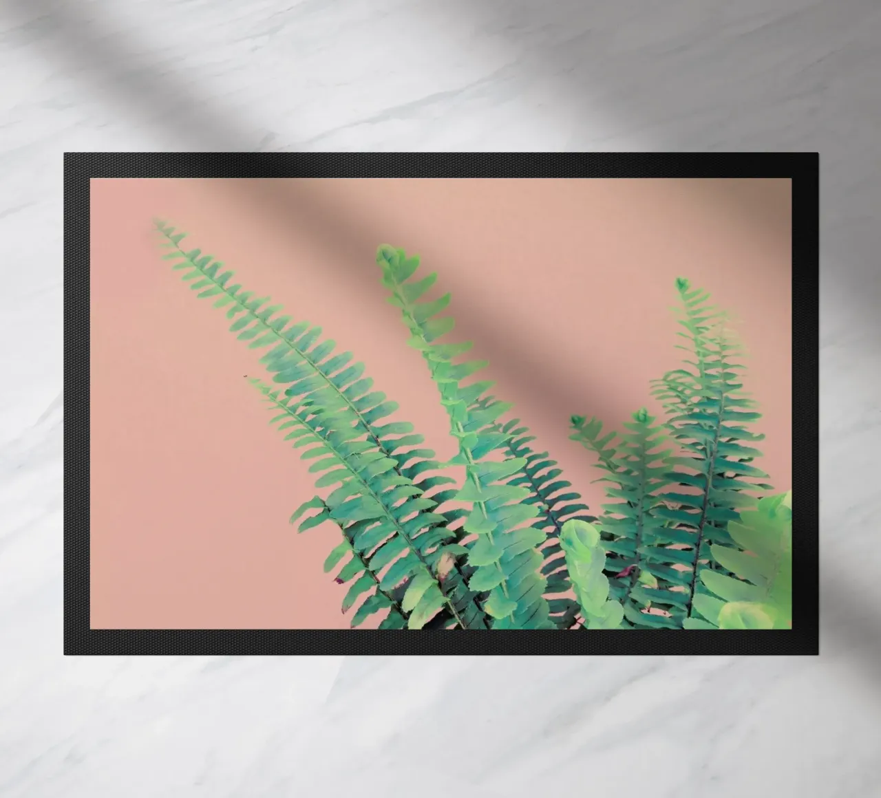 Ferns on Blush Prints zerbino da cafelab