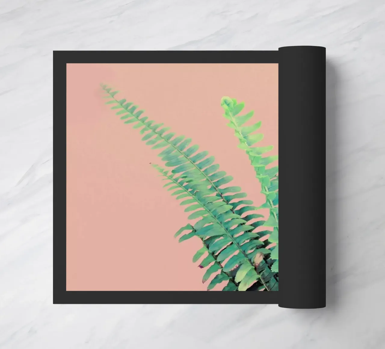Ferns on Blush Prints zerbino da cafelab
