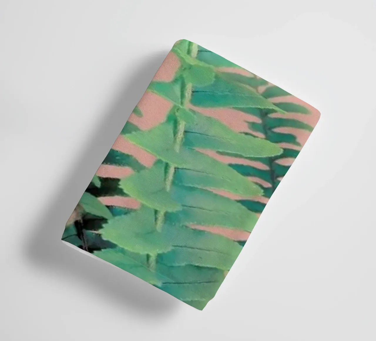 Ferns on Blush Prints asciugamano da bagno da cafelab
