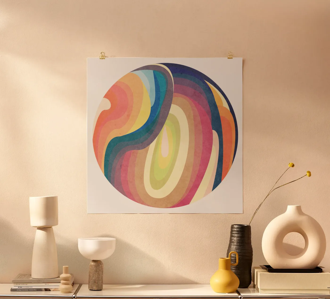 Clear Mind Poster von Abstract Joy
