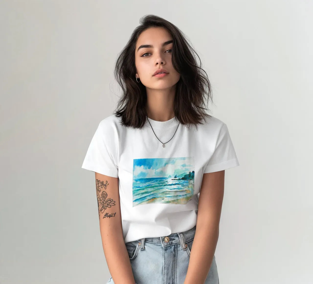Spiaggia di Salines in Martinica t-shirt da C.WILL