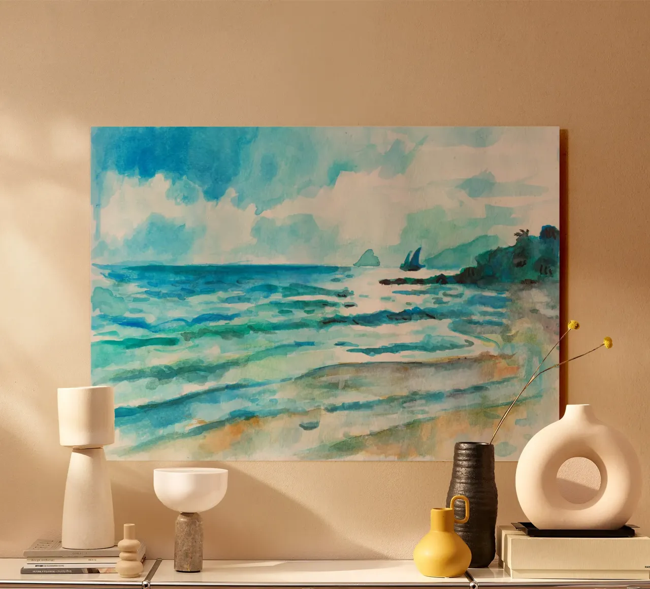 Salines beach in Martinique acrylic glass by C.WILL