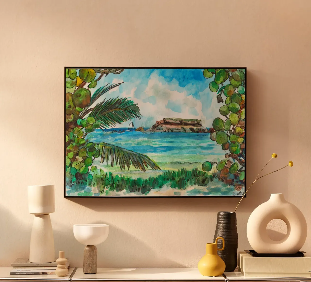 Table du diable, Martinique Forex-Platte von C.WILL