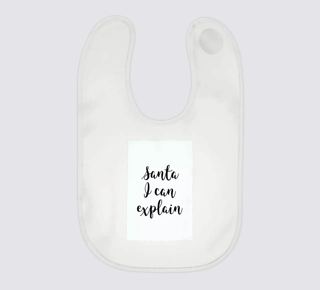 Santa I Can Explain bavaglino da Studio One