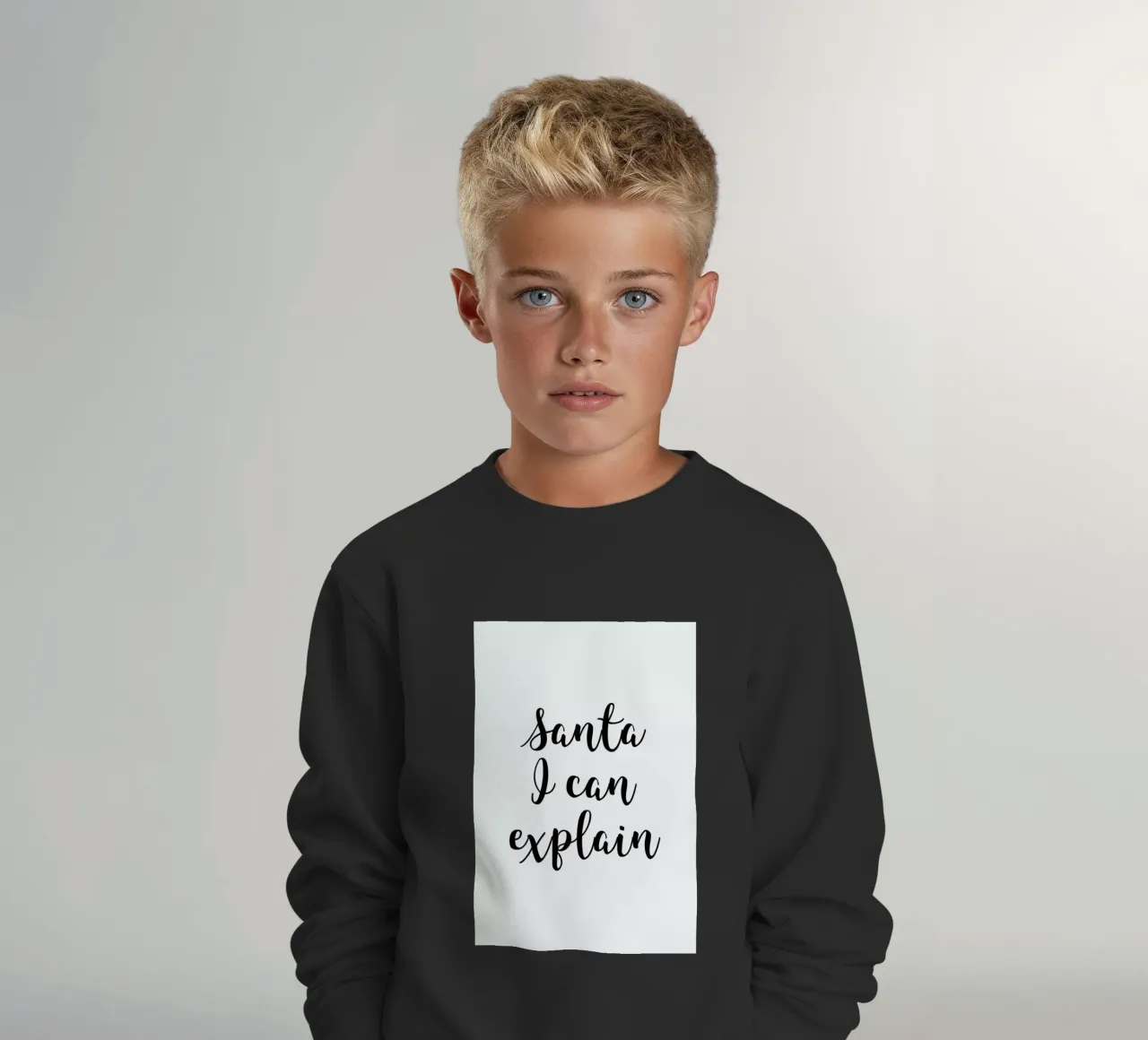 Santa I Can Explain felpa bambino da Studio One
