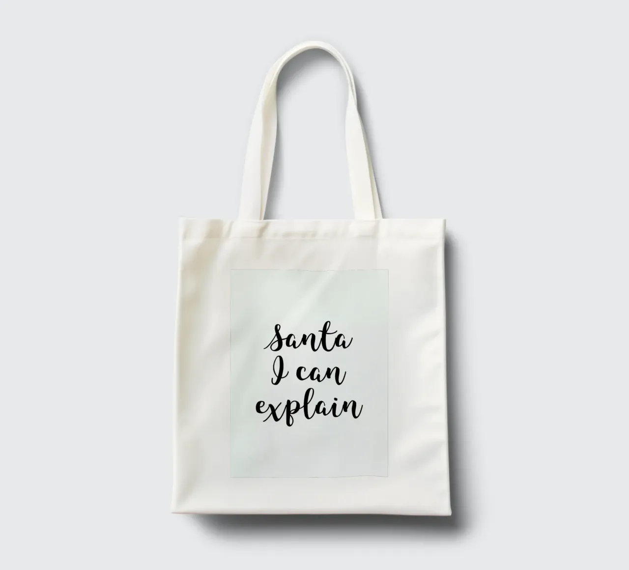 Santa I Can Explain borsa in juta da Studio One