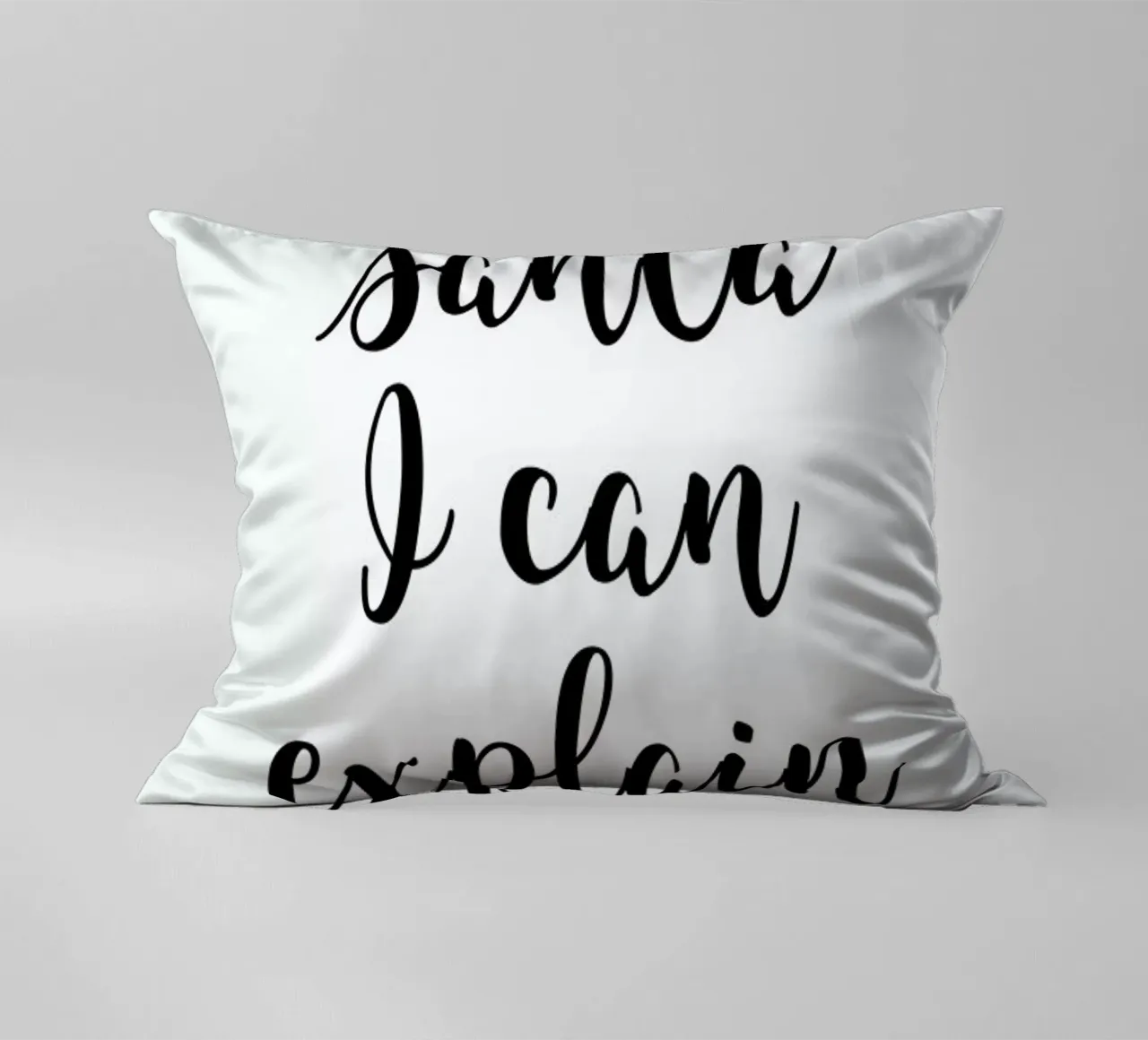 Santa I Can Explain cuscino da Studio One