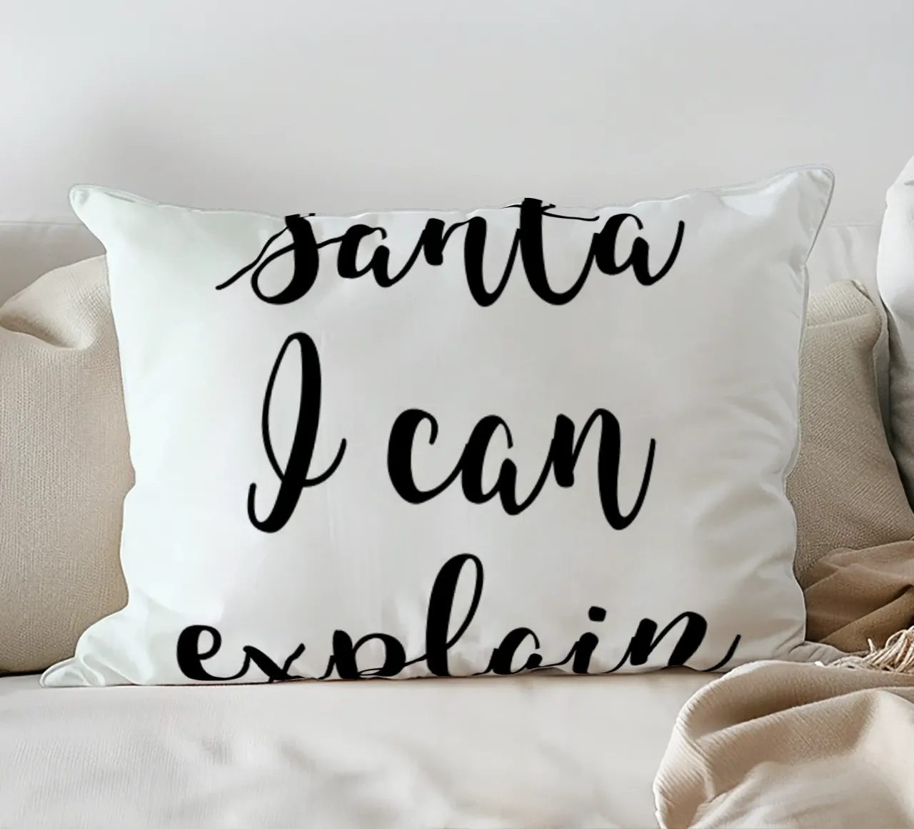 Santa I Can Explain cuscino da Studio One