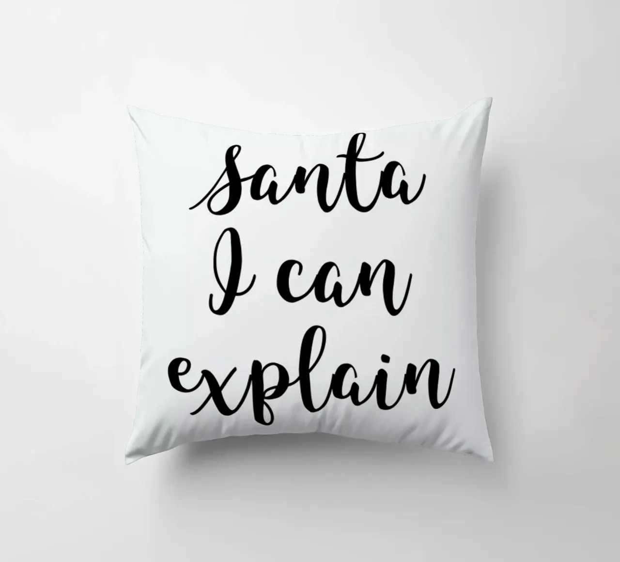 Santa I Can Explain cuscino da Studio One