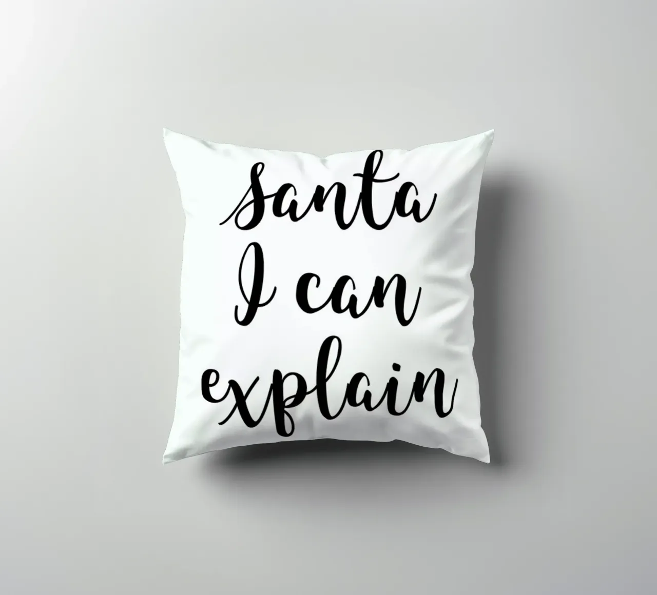 Santa I Can Explain cuscino da Studio One