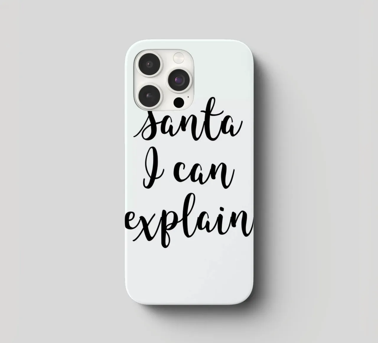 Santa I Can Explain cover iphone da Studio One
