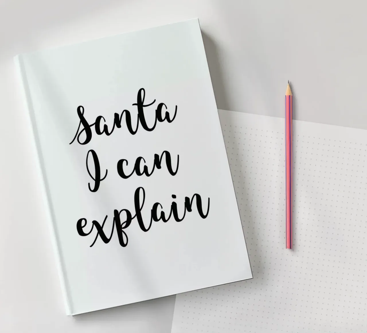 Santa I Can Explain notebook by Studio One