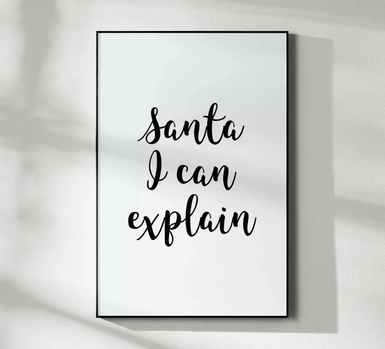 Santa I Can Explain plexiglass da Studio One