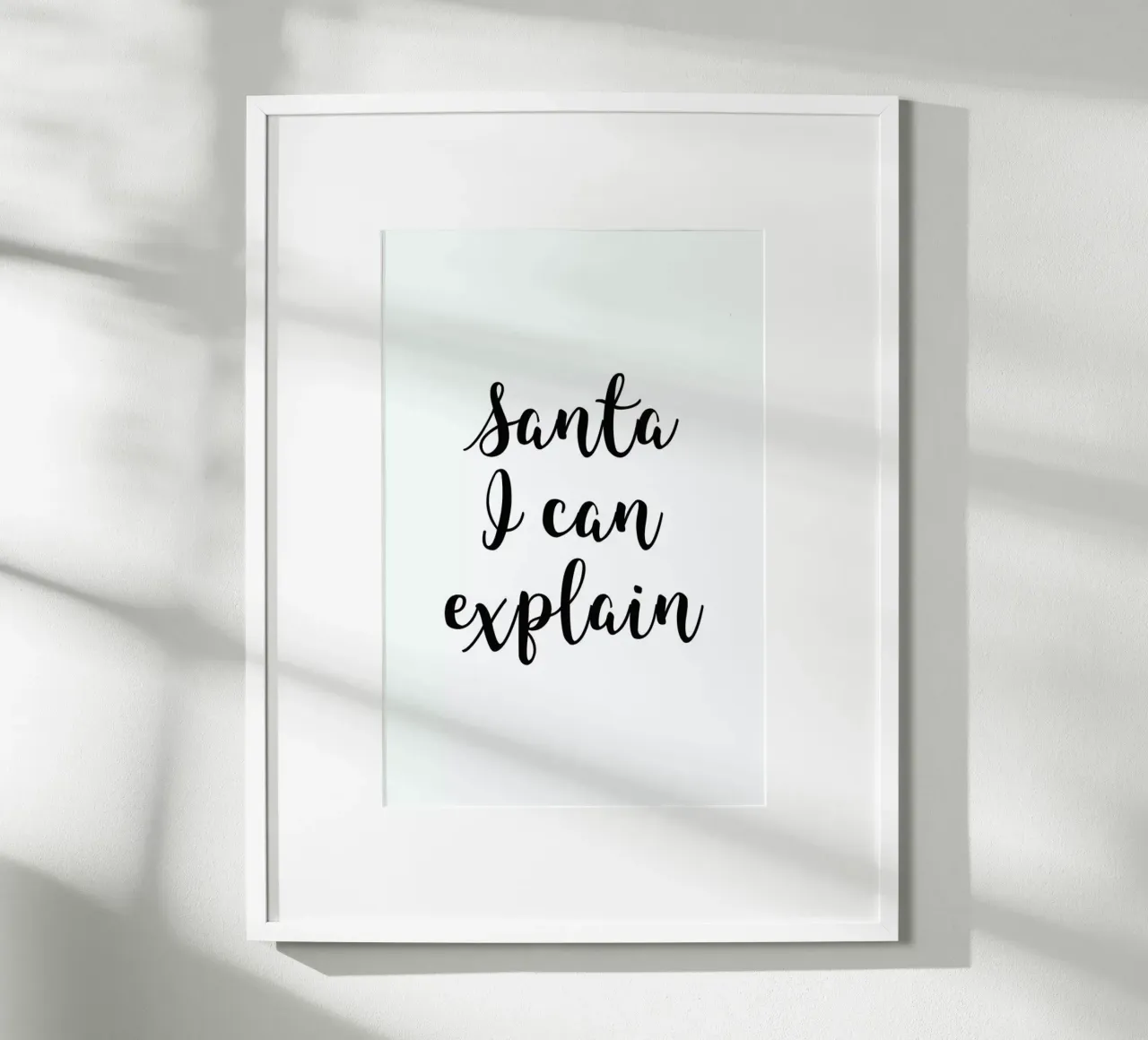 Santa I Can Explain carta hahnemühle da Studio One