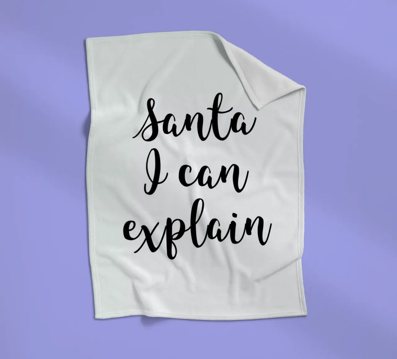 Santa I Can Explain coperta in pile da Studio One
