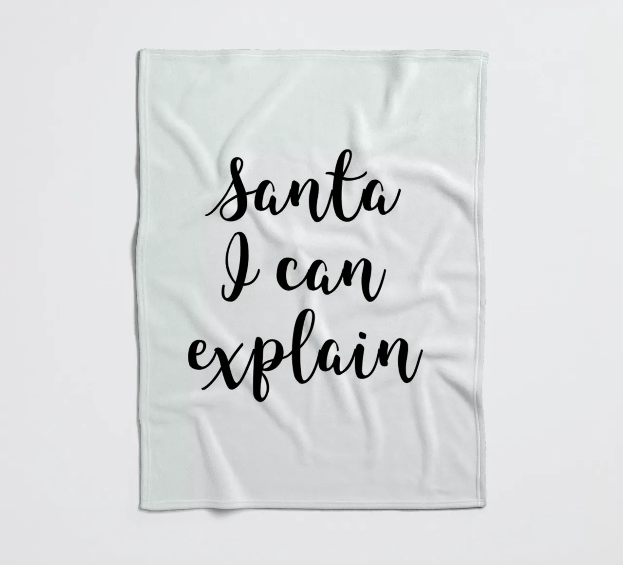 Santa I Can Explain coperta in pile da Studio One
