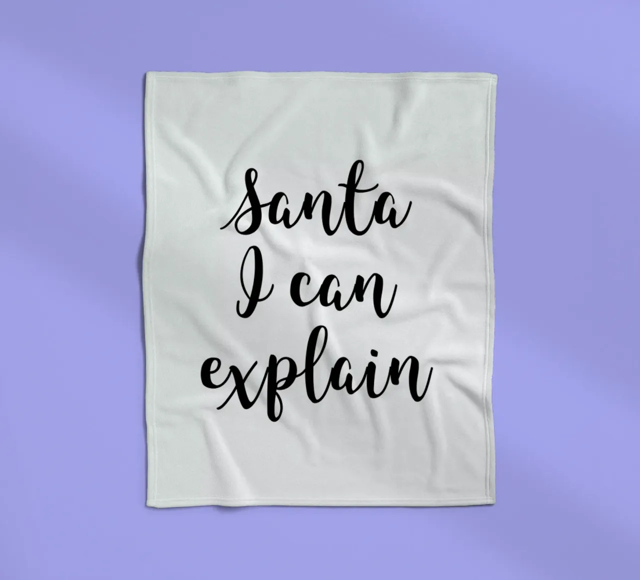 Santa I Can Explain coperta in pile da Studio One