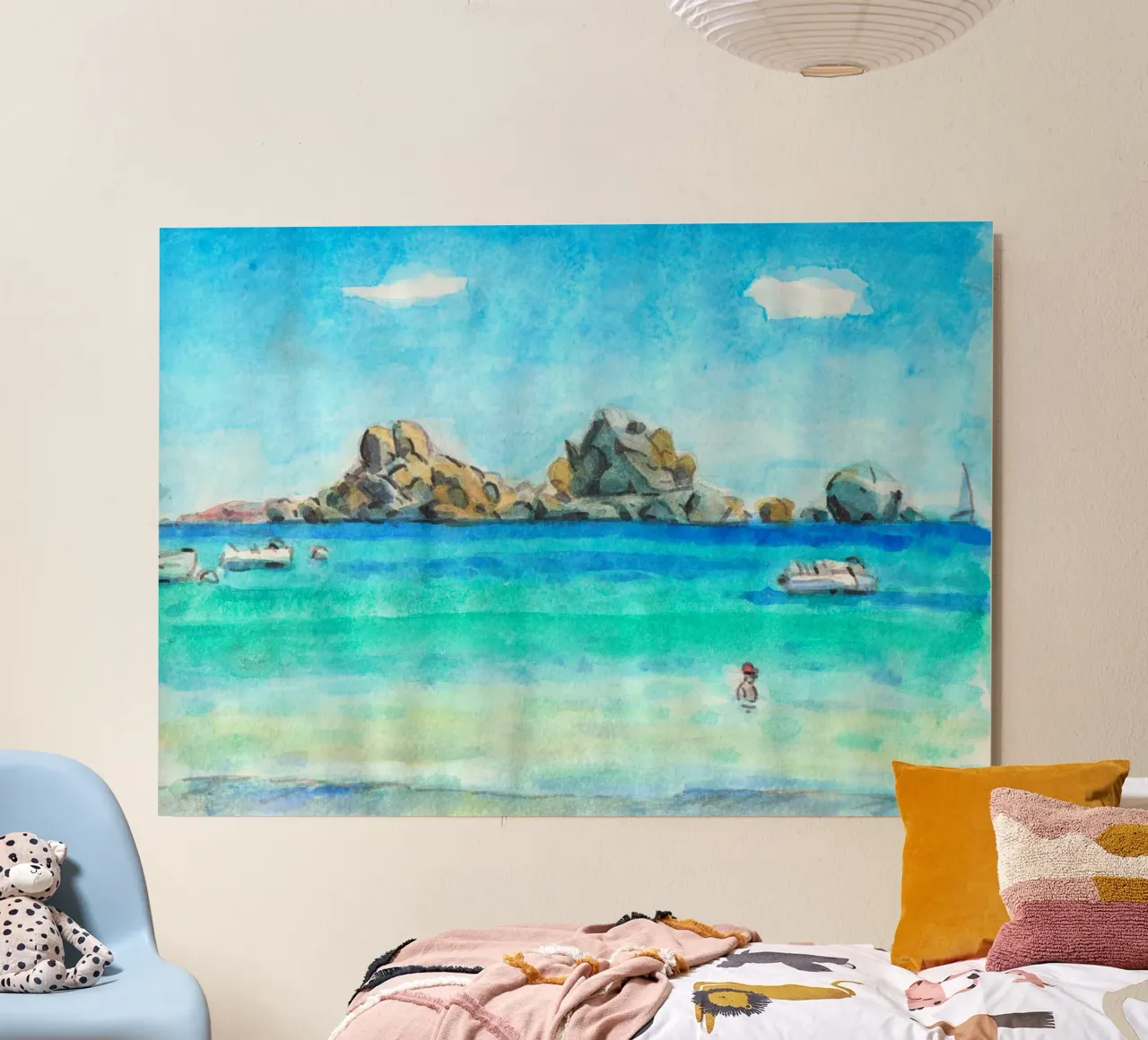 Tamaricciu beach alluminio dibond da C.WILL