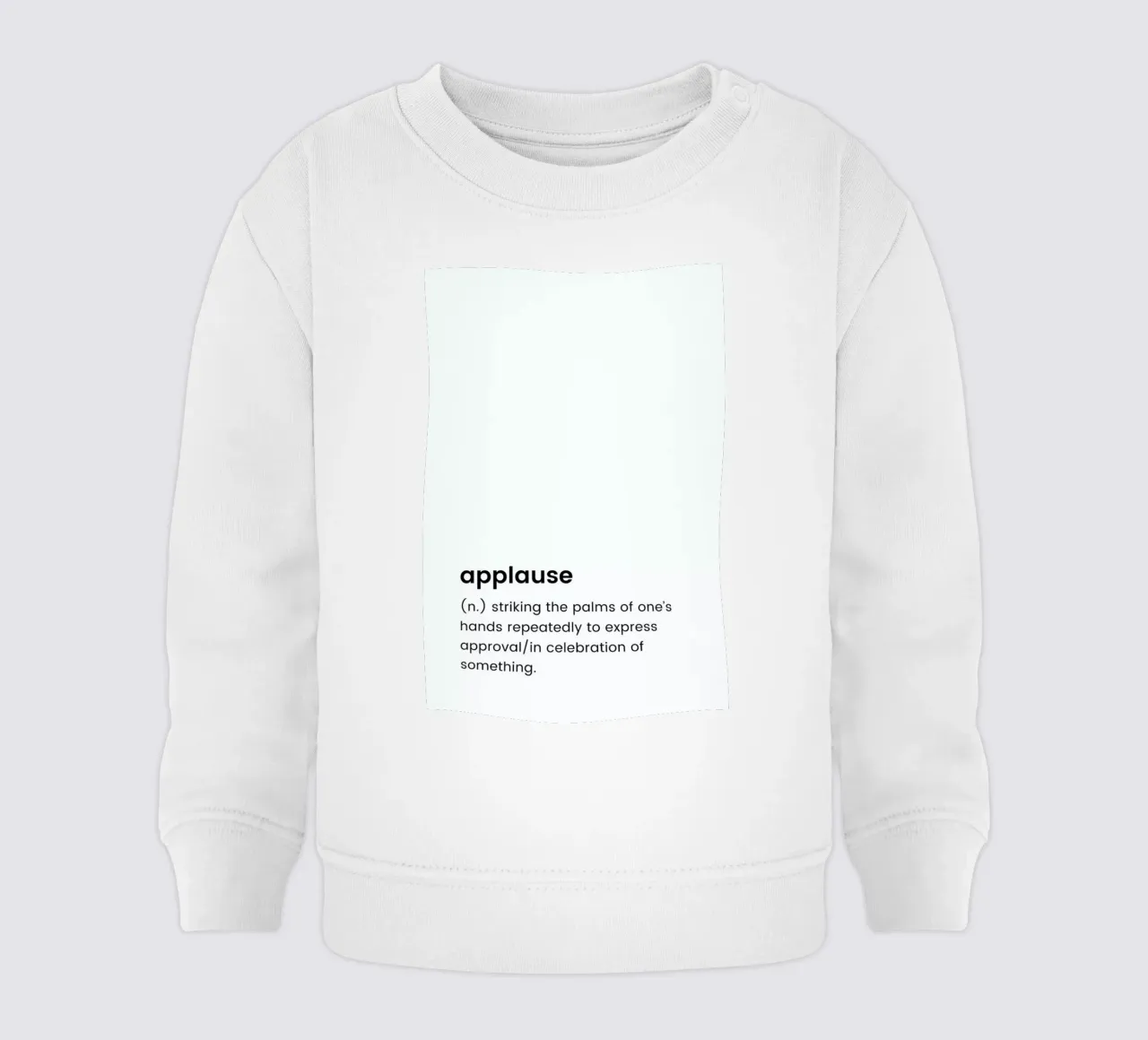 Applause felpa neonato da Studio One