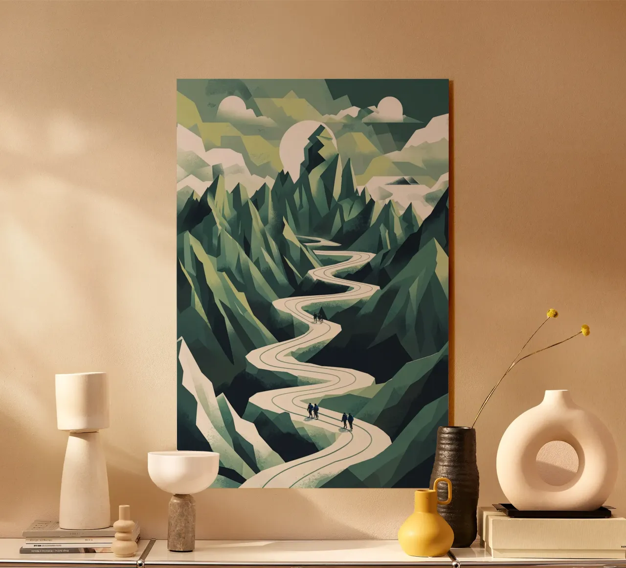 The Winding Paths of Annapurna plexiglass da AlbertKlee