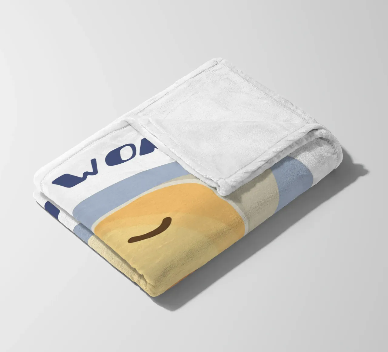 Don't worry brie happy coperta in pile da Punderful Day