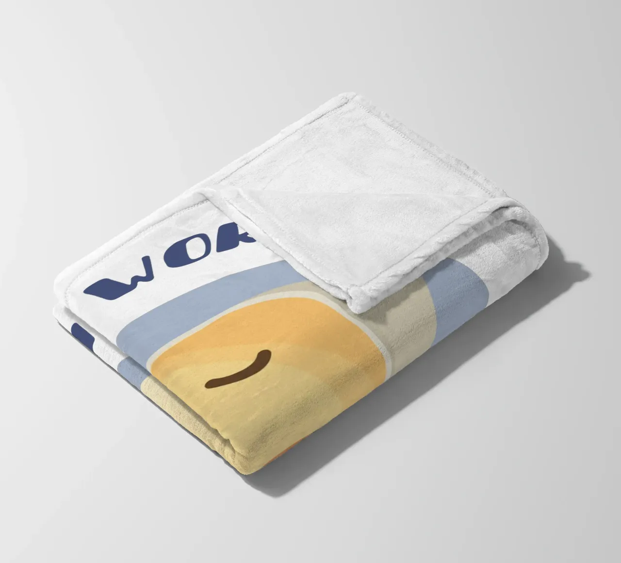 Don't worry brie happy coperta in pile da Punderful Day