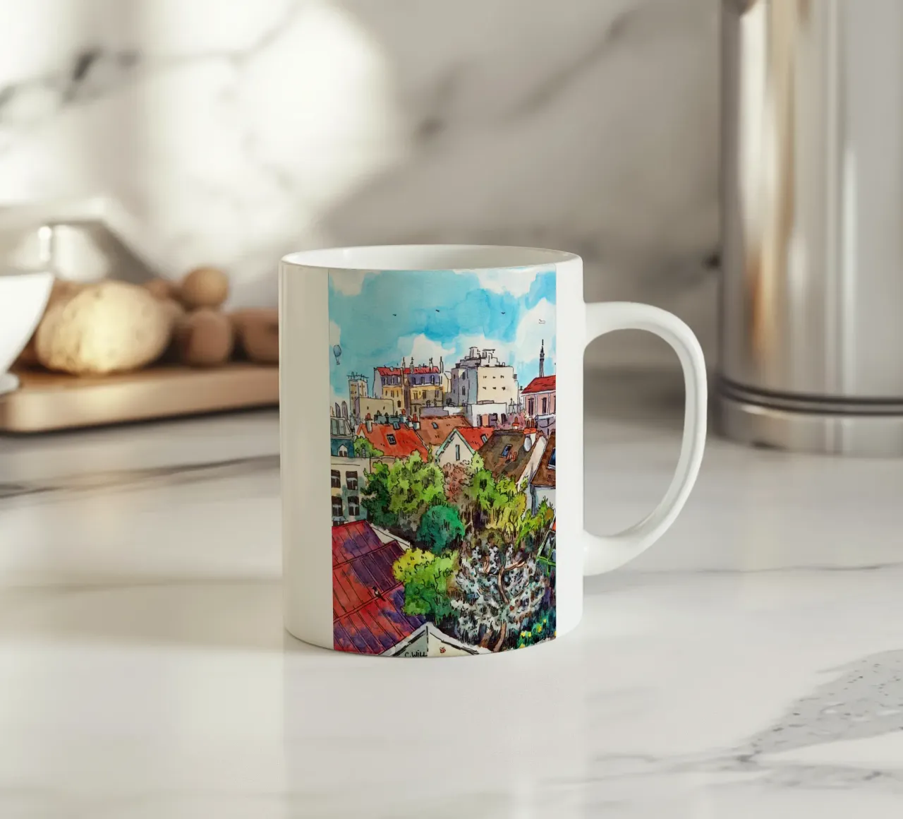 Tetti a Vanves tazza in ceramica da C.WILL