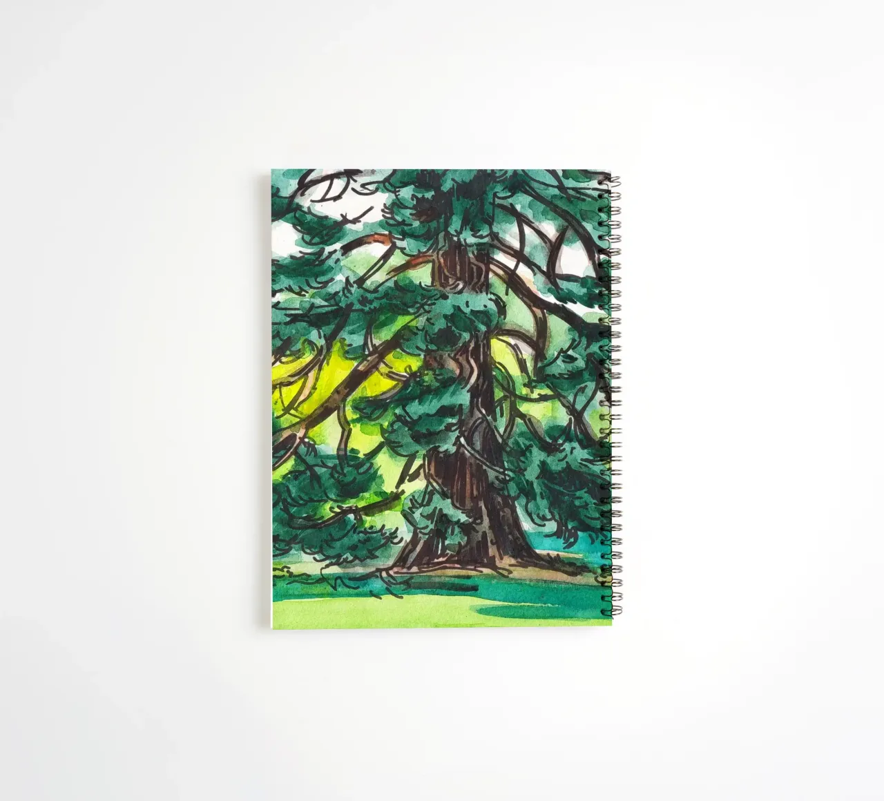 Cedre in the park spiral notebook by C.WILL