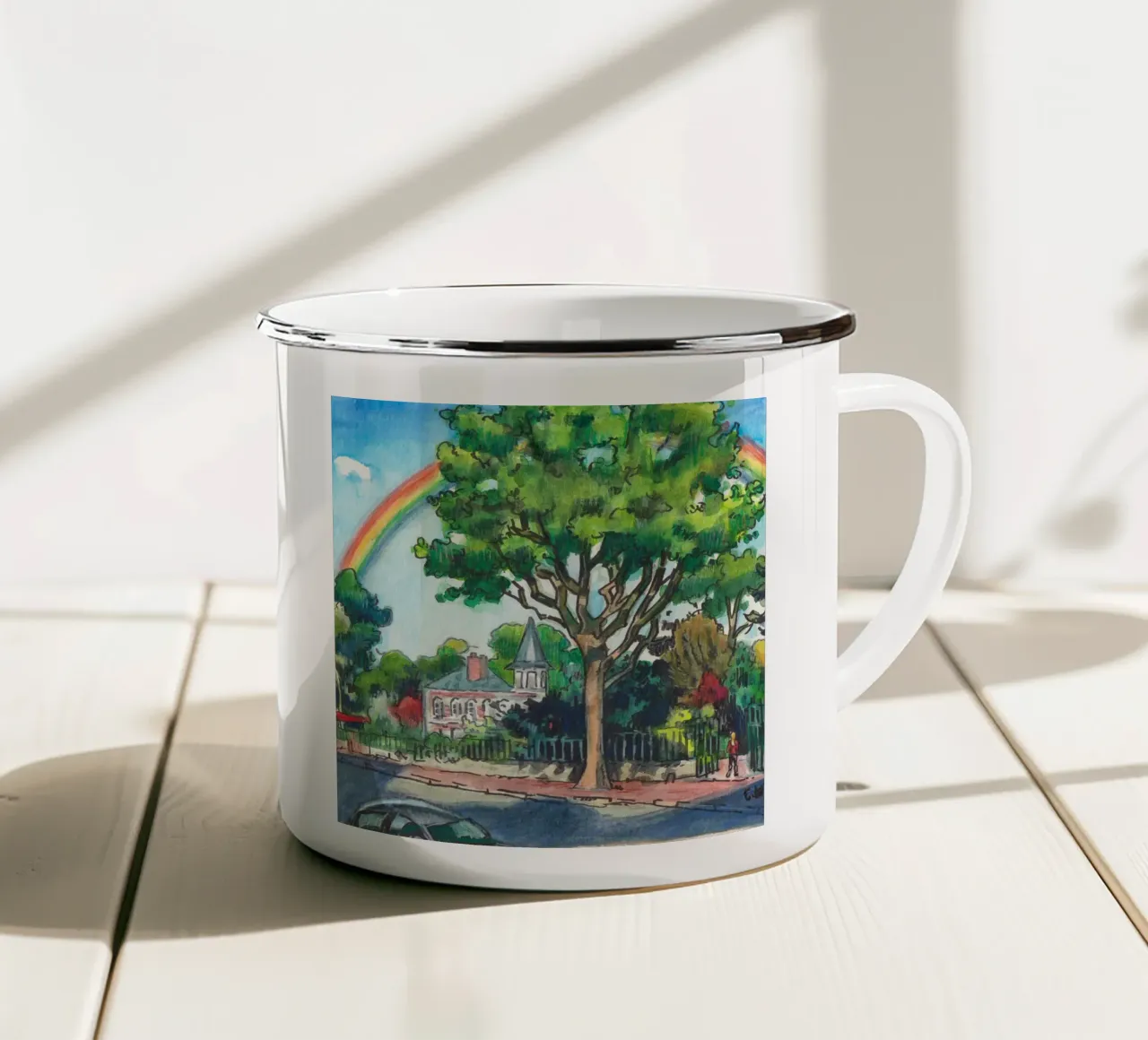 Parco Pic a Vanves tazza in smalto da C.WILL