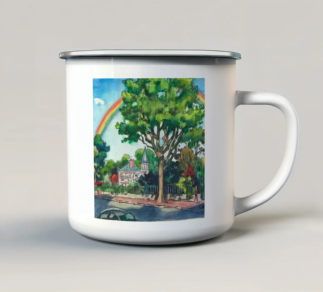 Parco Pic a Vanves tazza in smalto da C.WILL