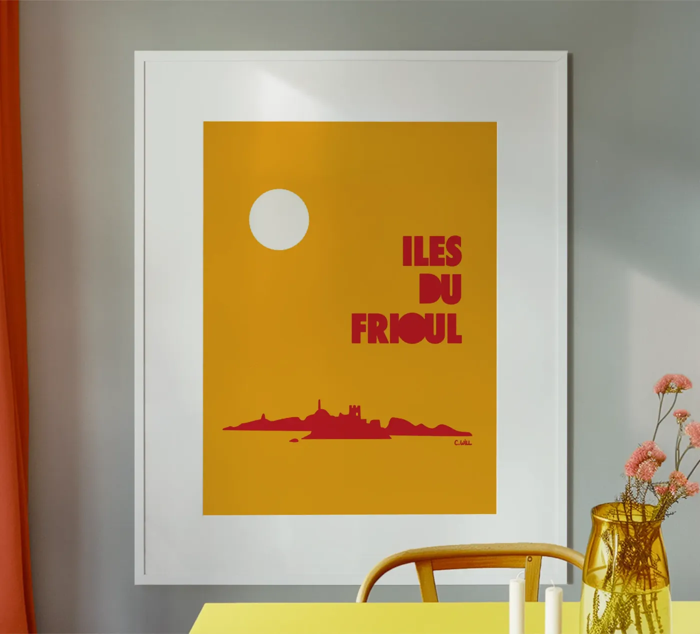 Friulese eilanden poster van C.WILL