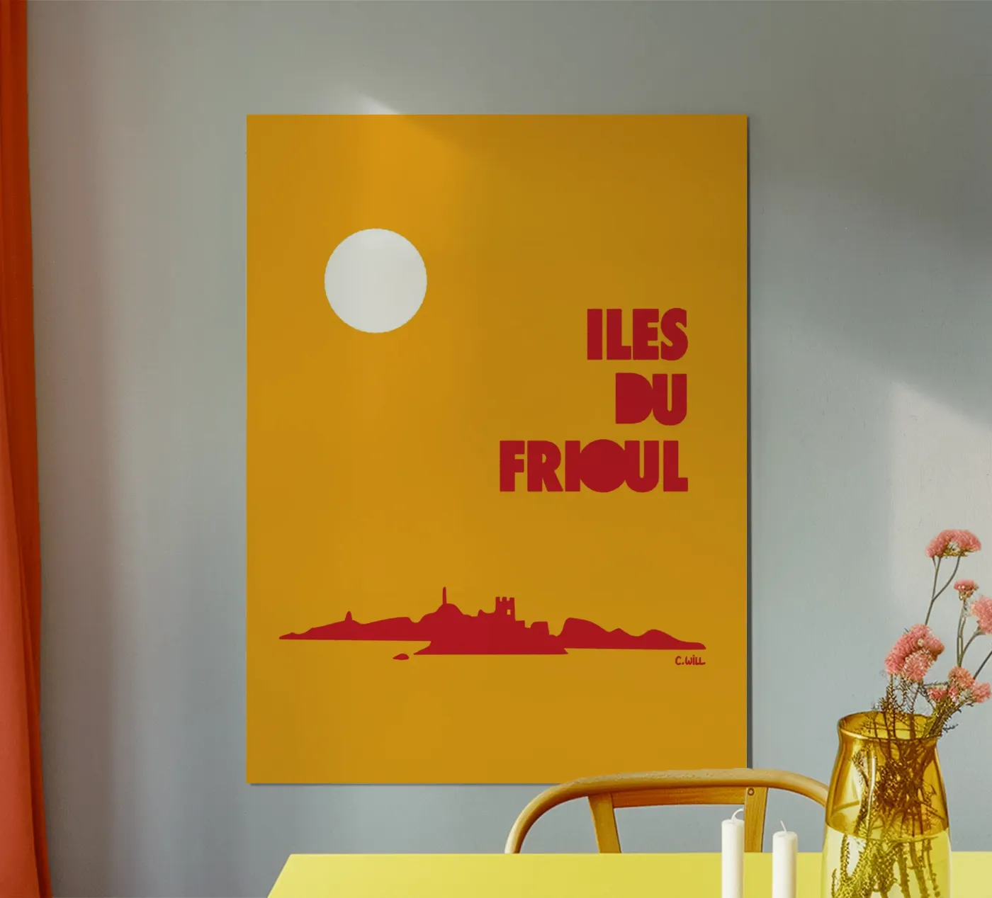 Friulese eilanden poster van C.WILL