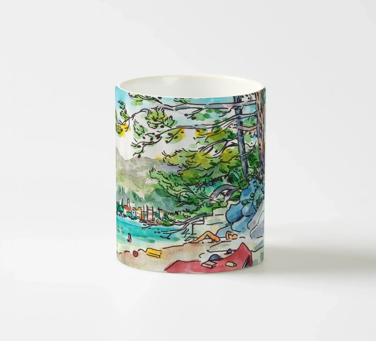Slano in Croazia tazza in ceramica da C.WILL