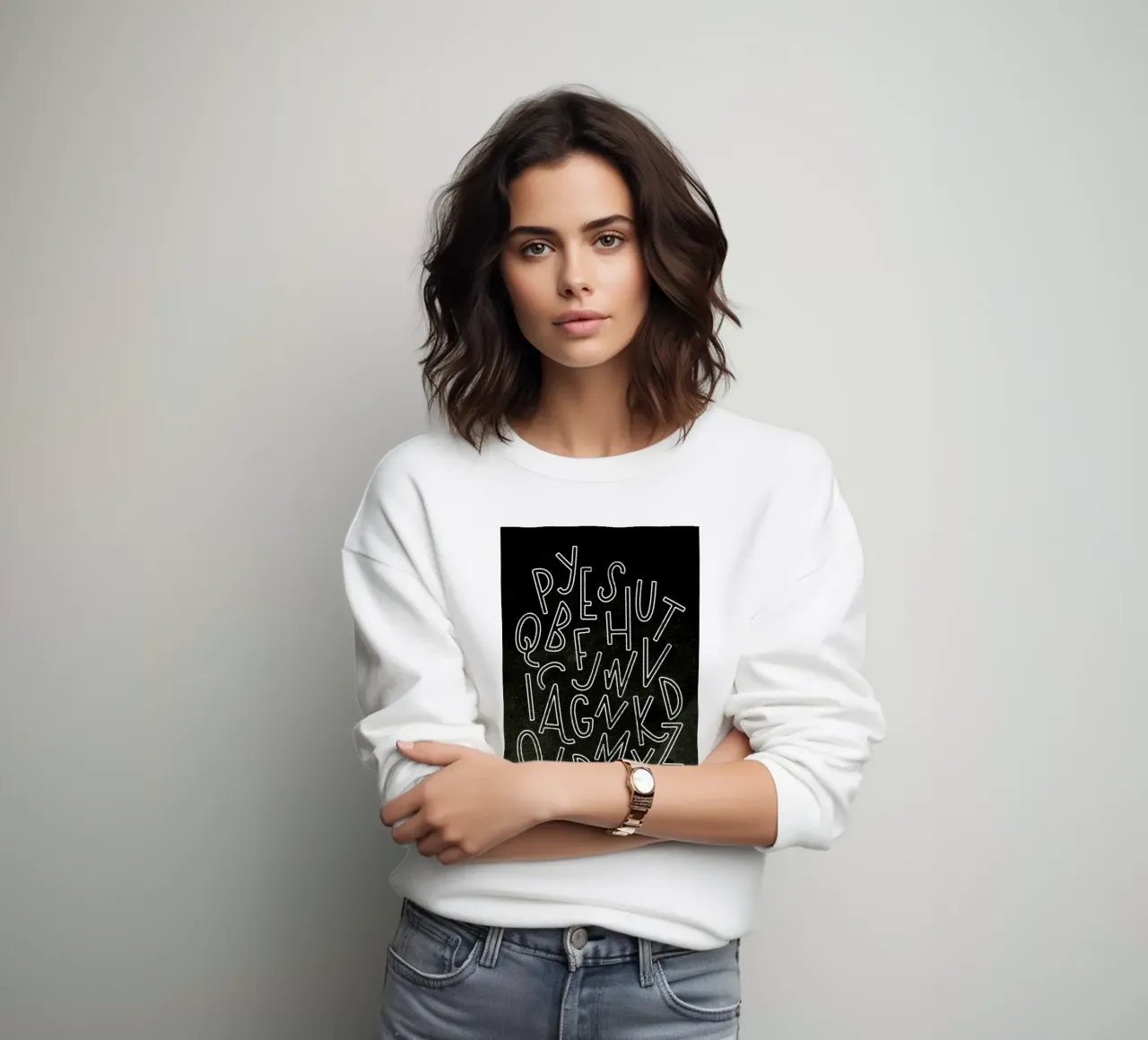 All the Letters Sweatshirt von Summerchamps