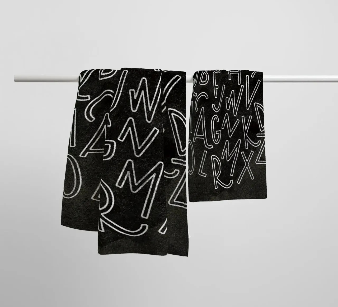 All the Letters asciugamano da bagno da Summerchamps