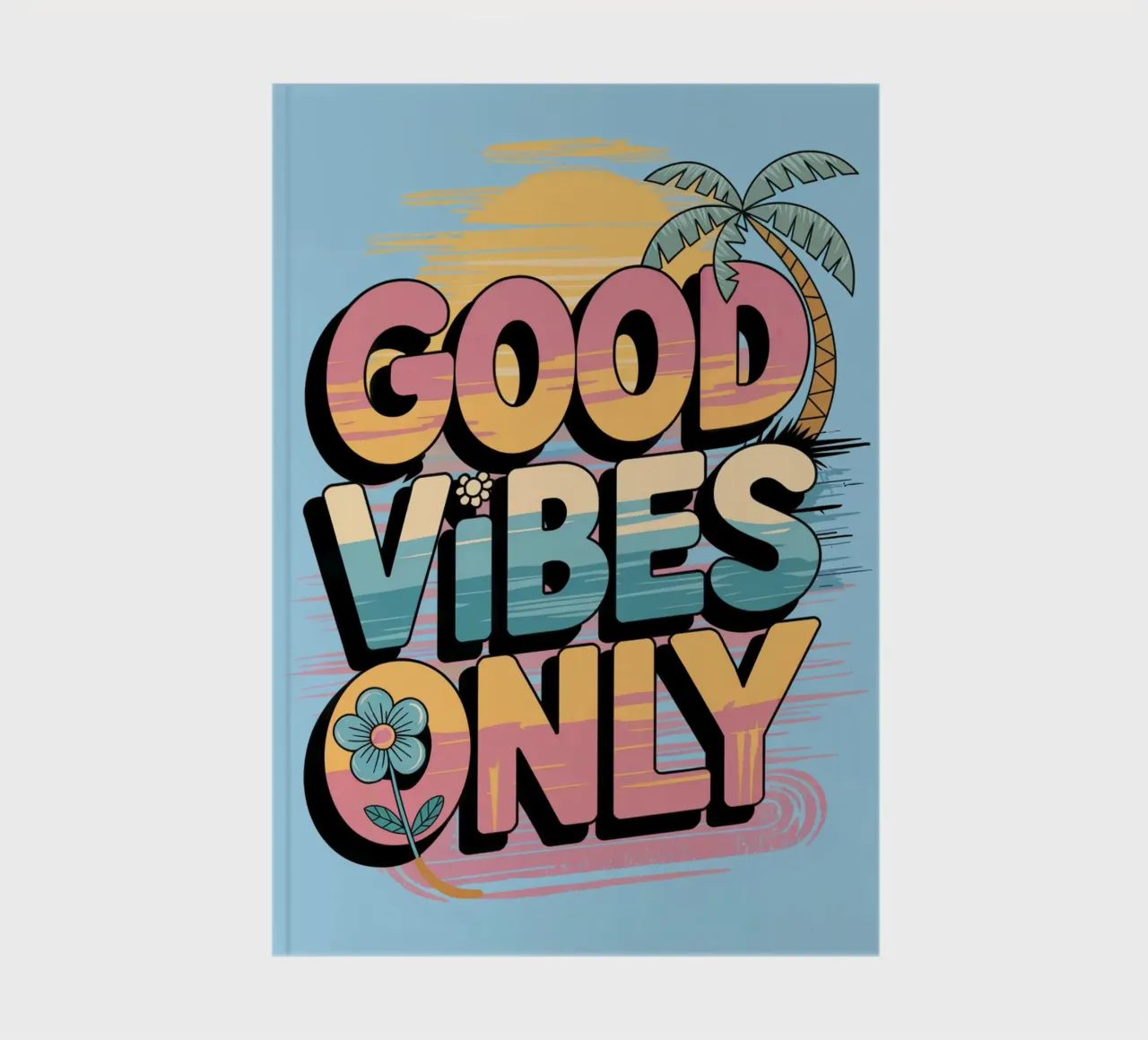 Uniquement des bonnes vibrations carnet de notes de logic