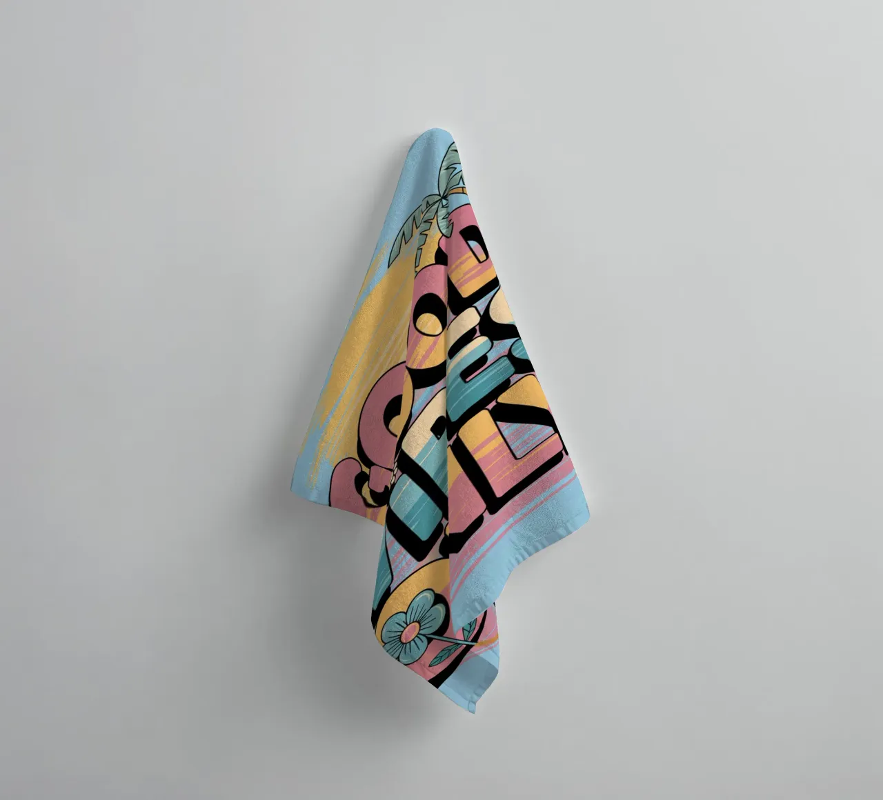 Good Vibes Only towel by logic