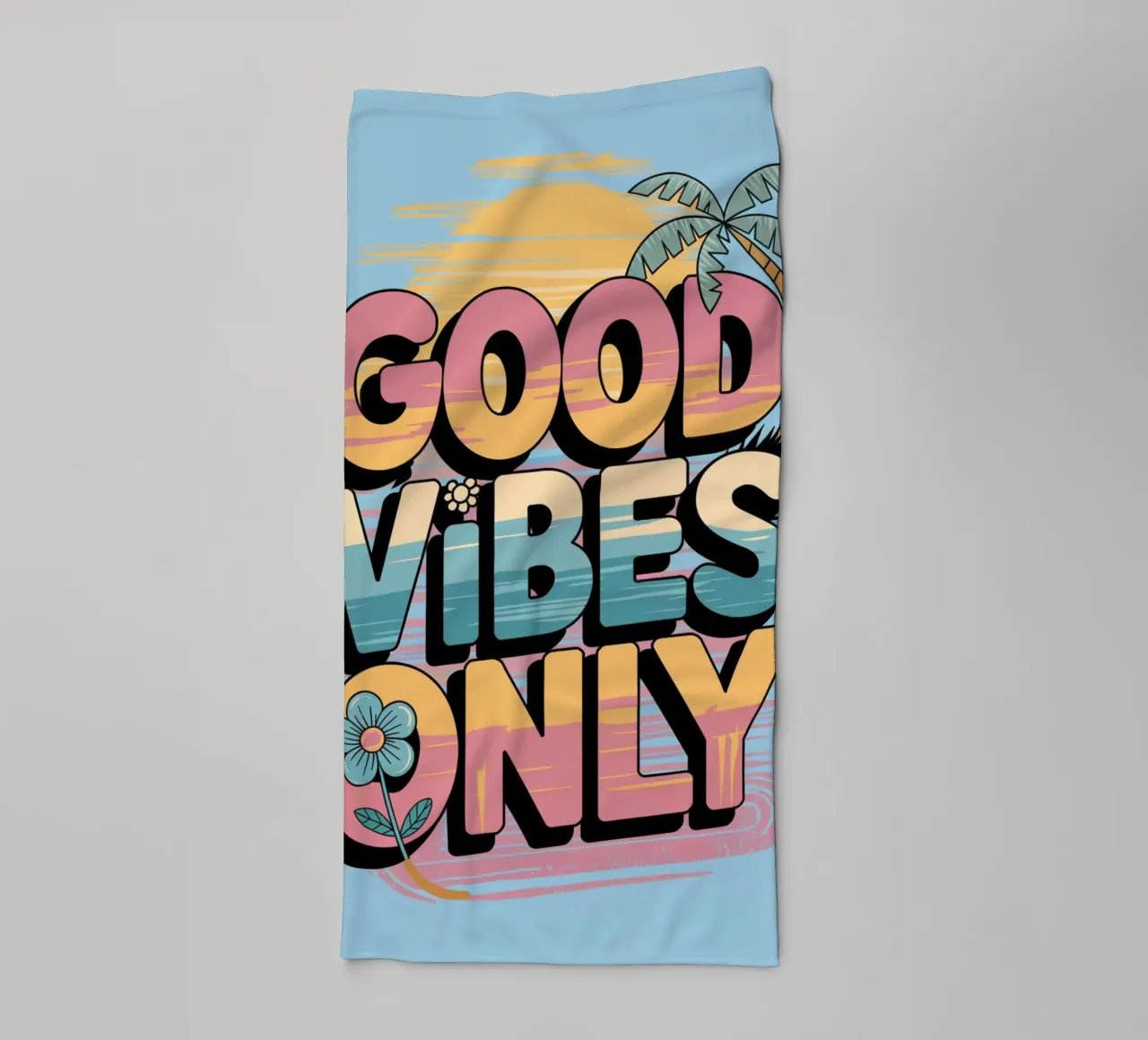 Good Vibes Only towel by logic