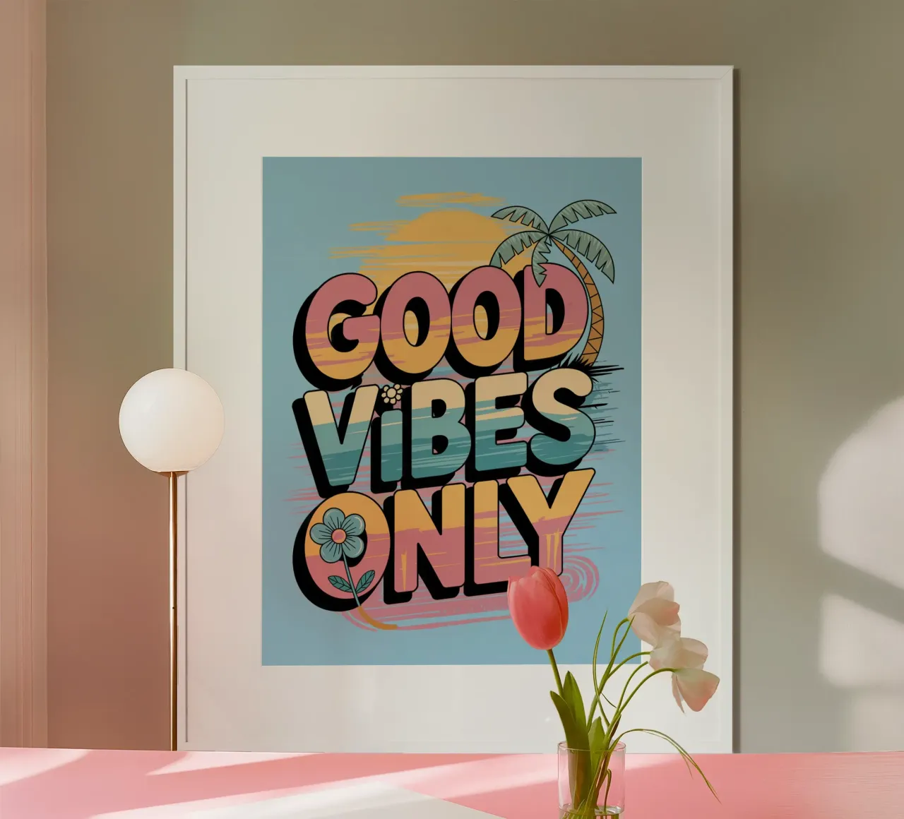 Good Vibes Only hahnemühle by logic
