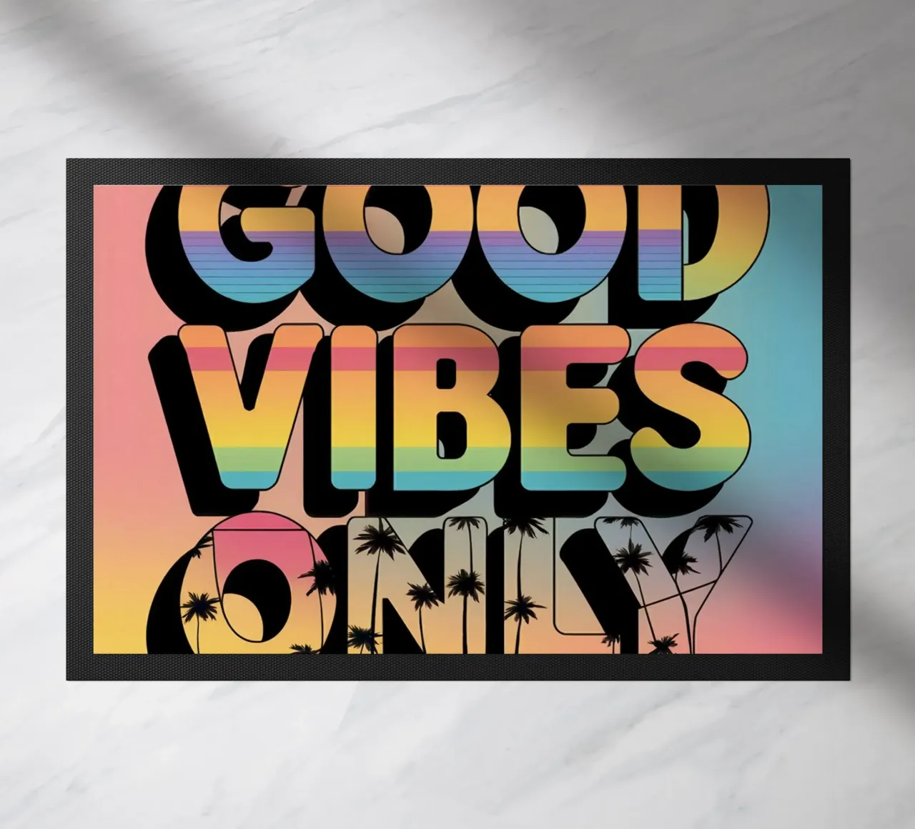 Good Vibes Only doormat by logic