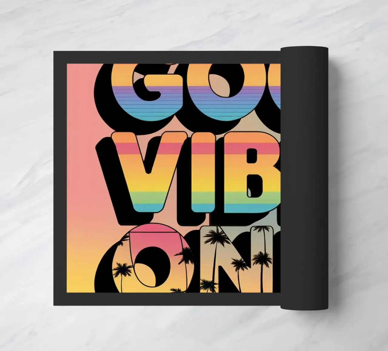Good Vibes Only doormat by logic