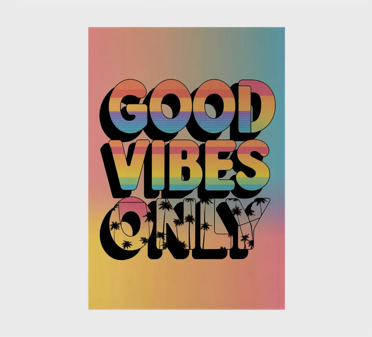 Uniquement des bonnes vibrations carnet de notes de logic
