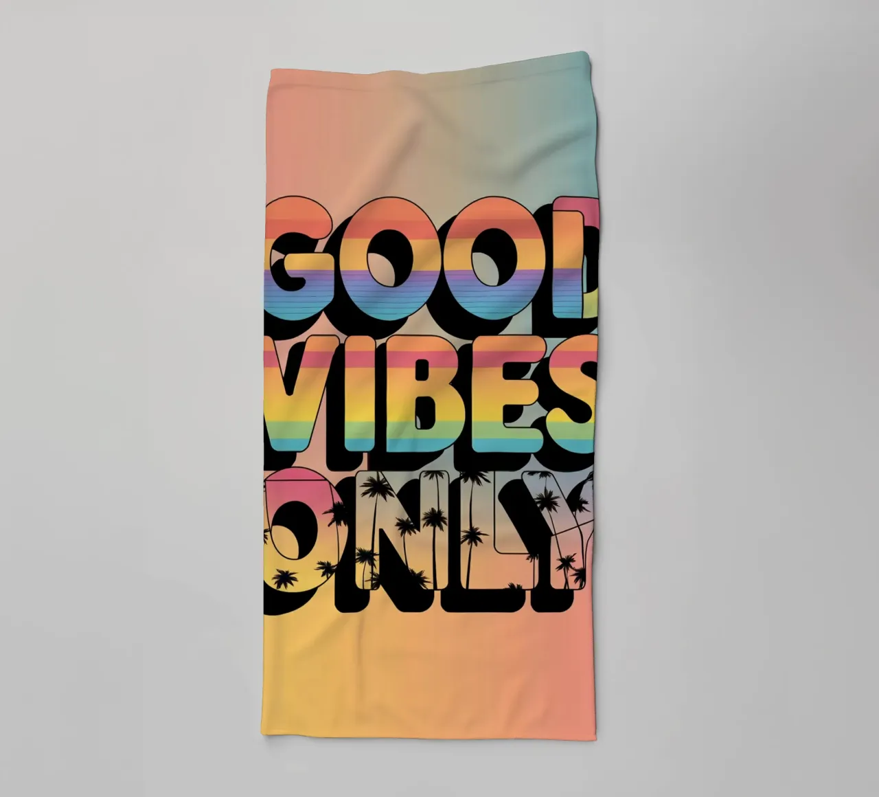 Good Vibes Only towel by logic