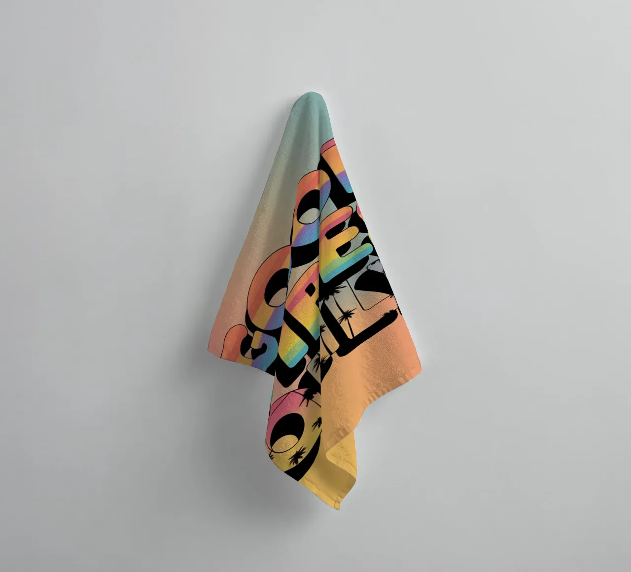 Good Vibes Only towel by logic