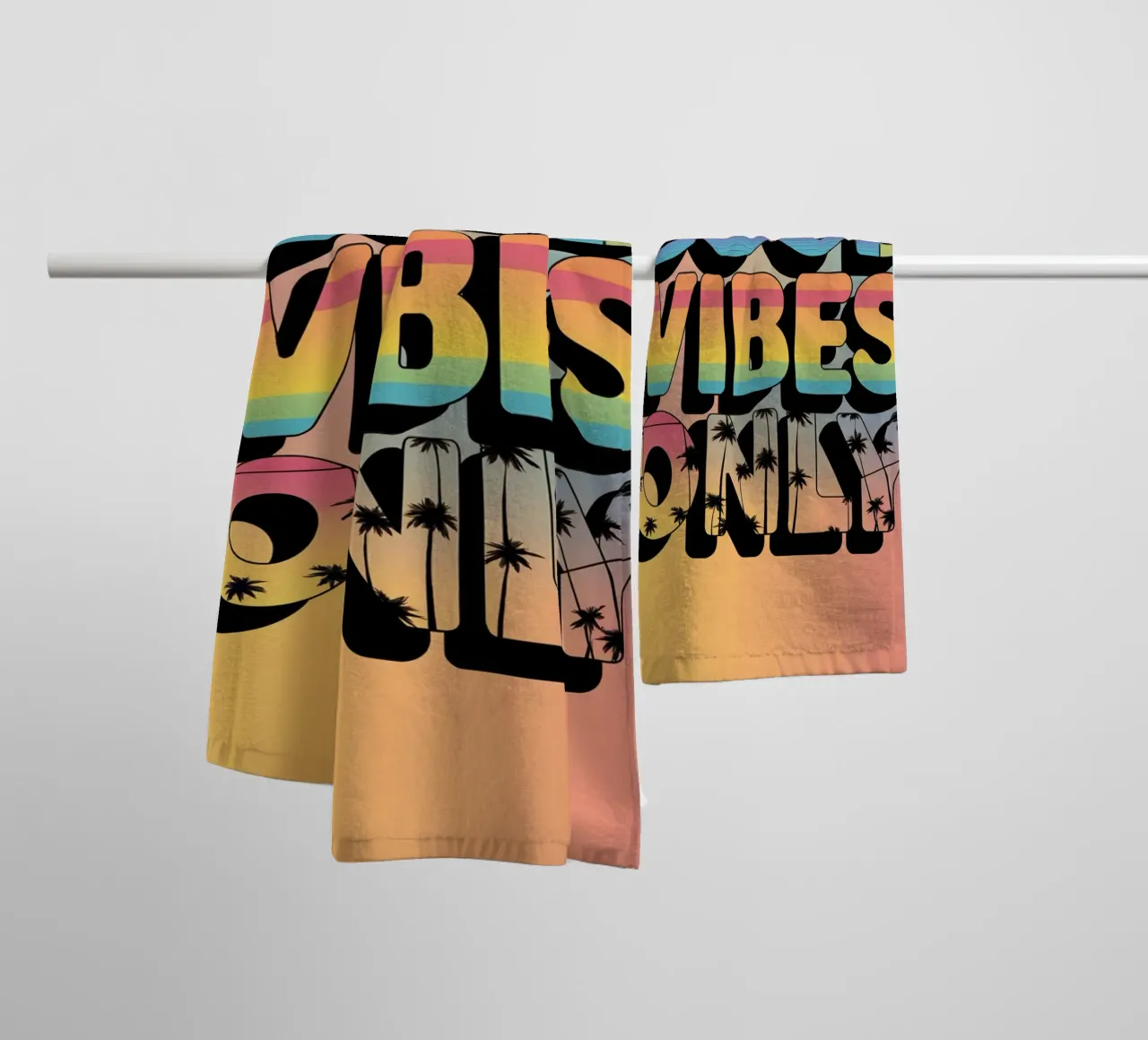 Good Vibes Only towel by logic