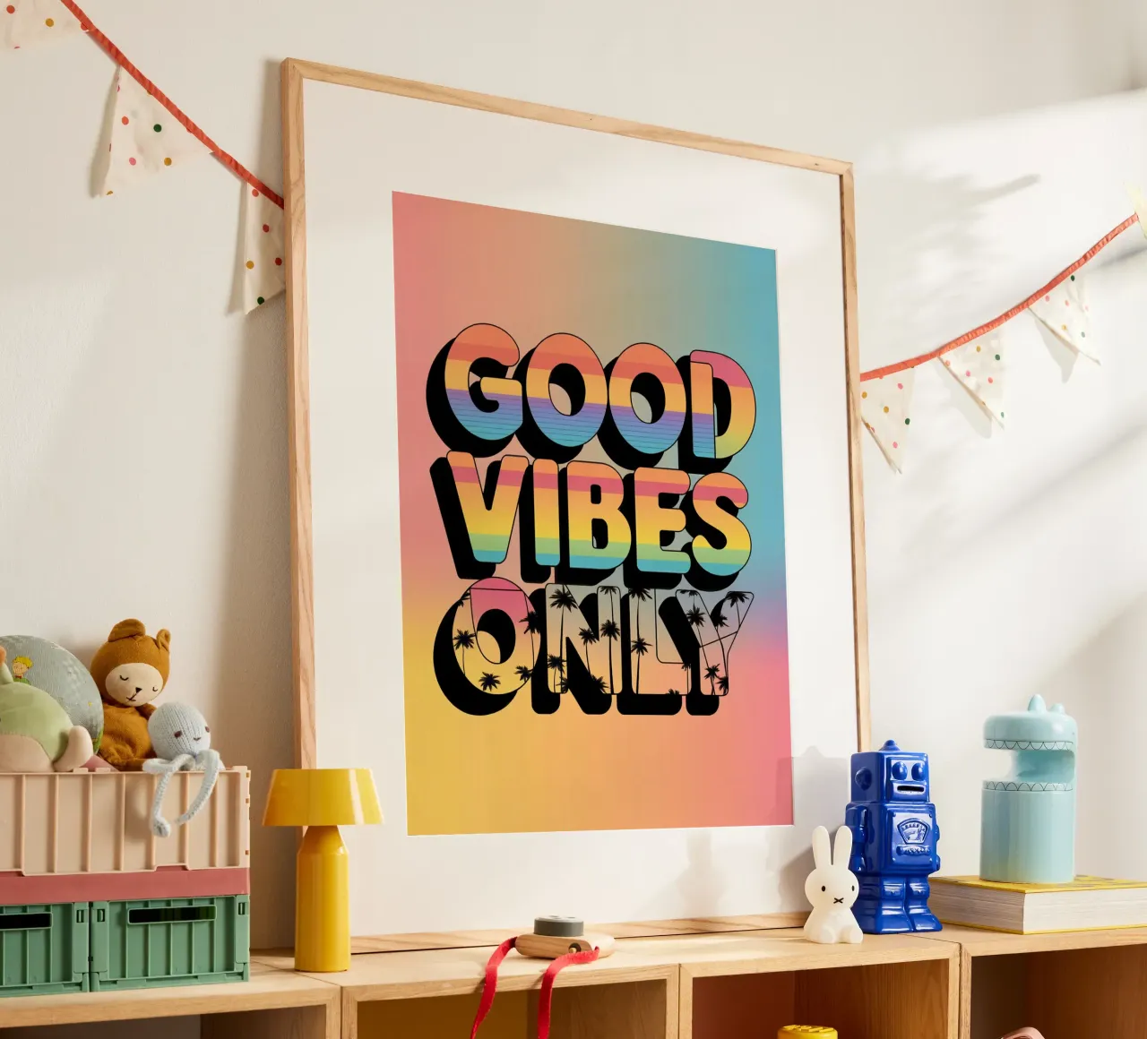 Good Vibes Only hahnemühle by logic