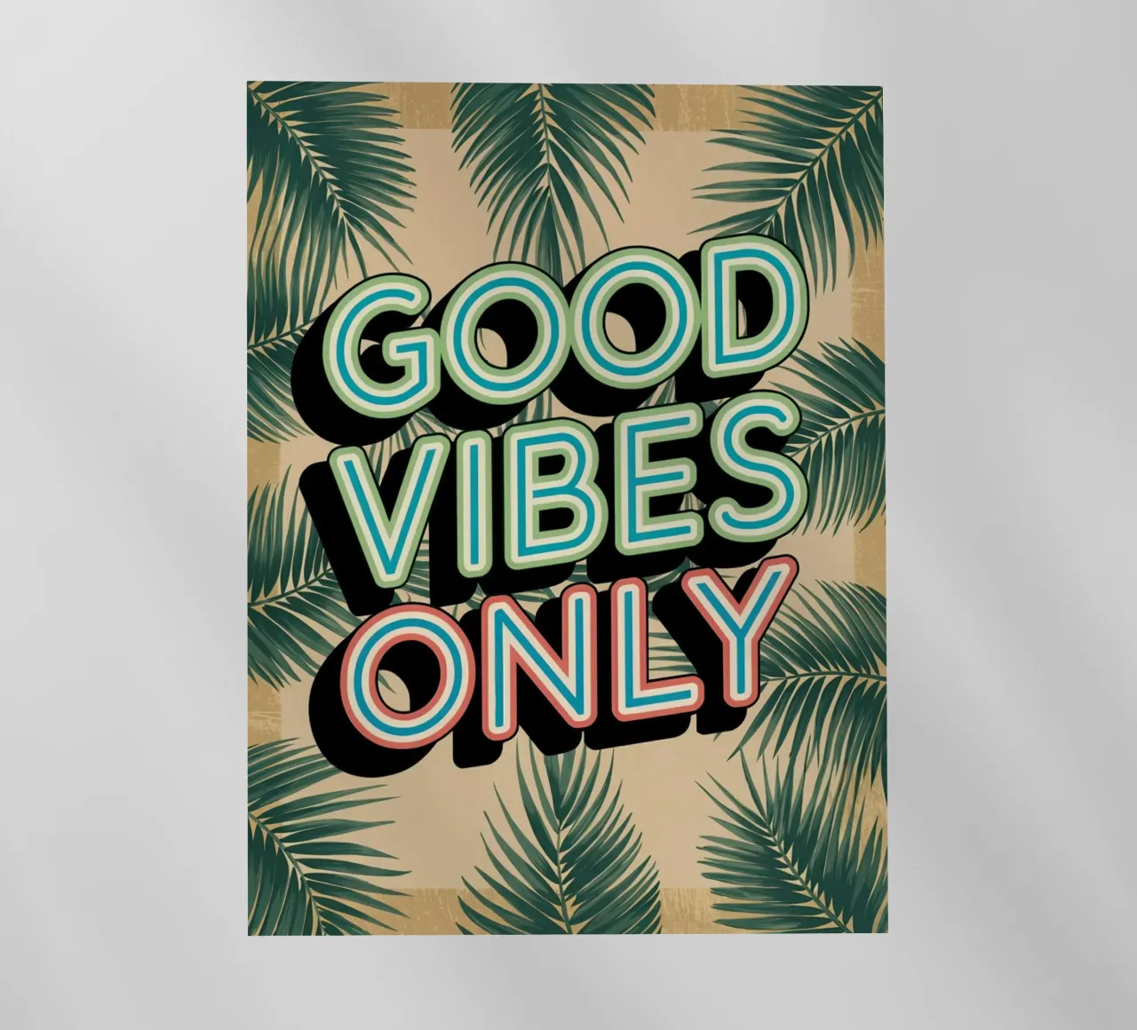 Nur gute Vibes Backlit Folie von logic