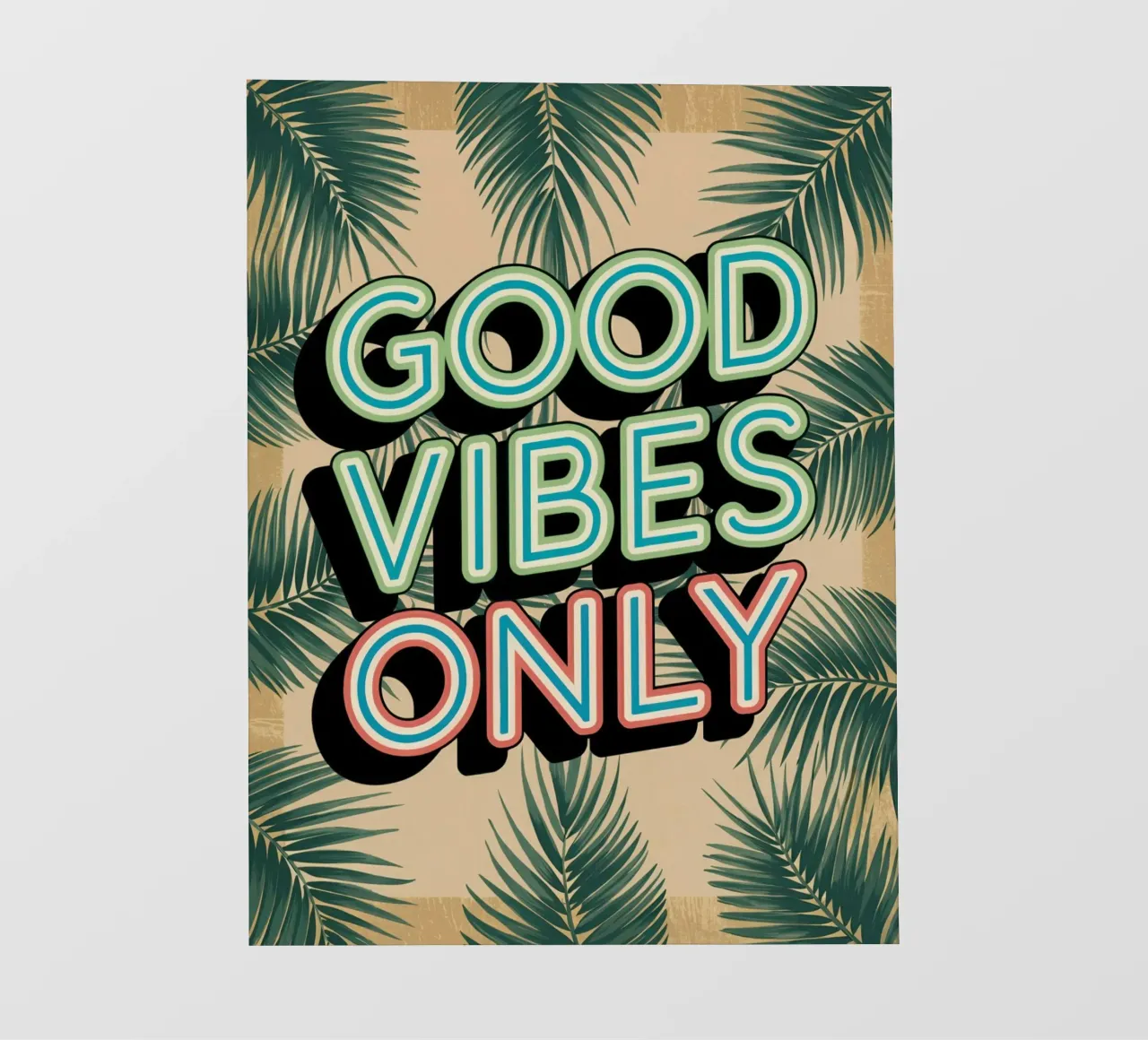 Nur gute Vibes Backlit Folie von logic