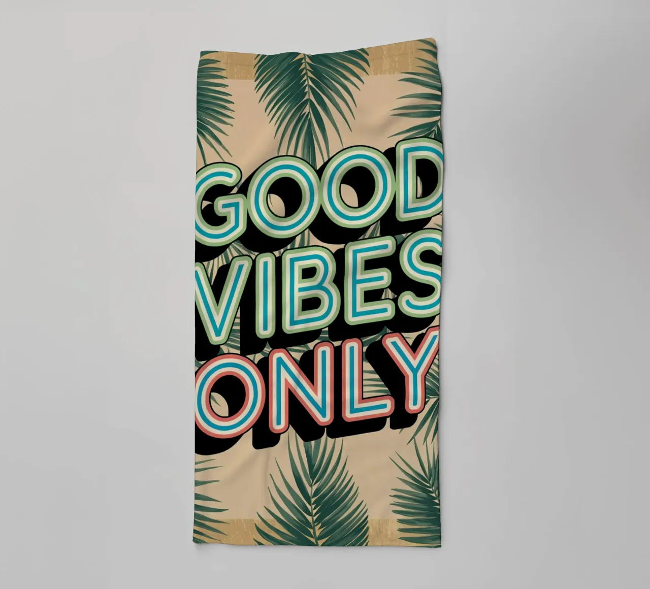 Good Vibes Only towel by logic