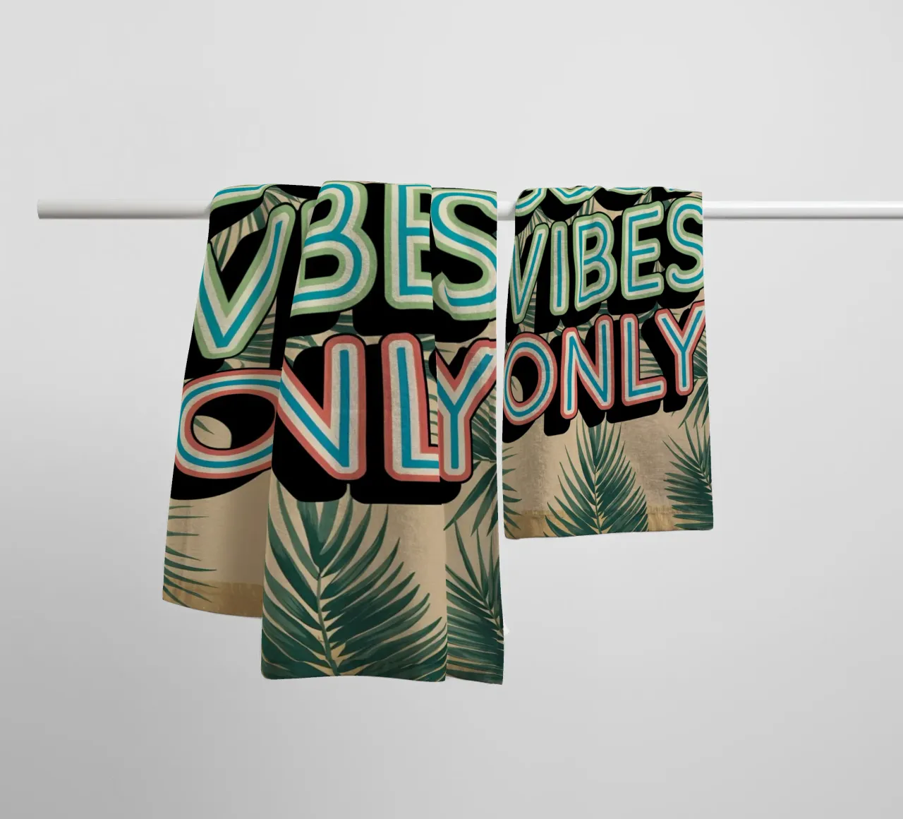 Good Vibes Only towel by logic